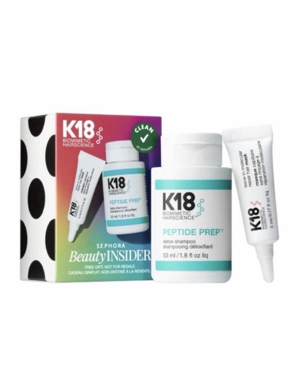 NIB K18 Biomimetic Hairscience Reset + Repair Set